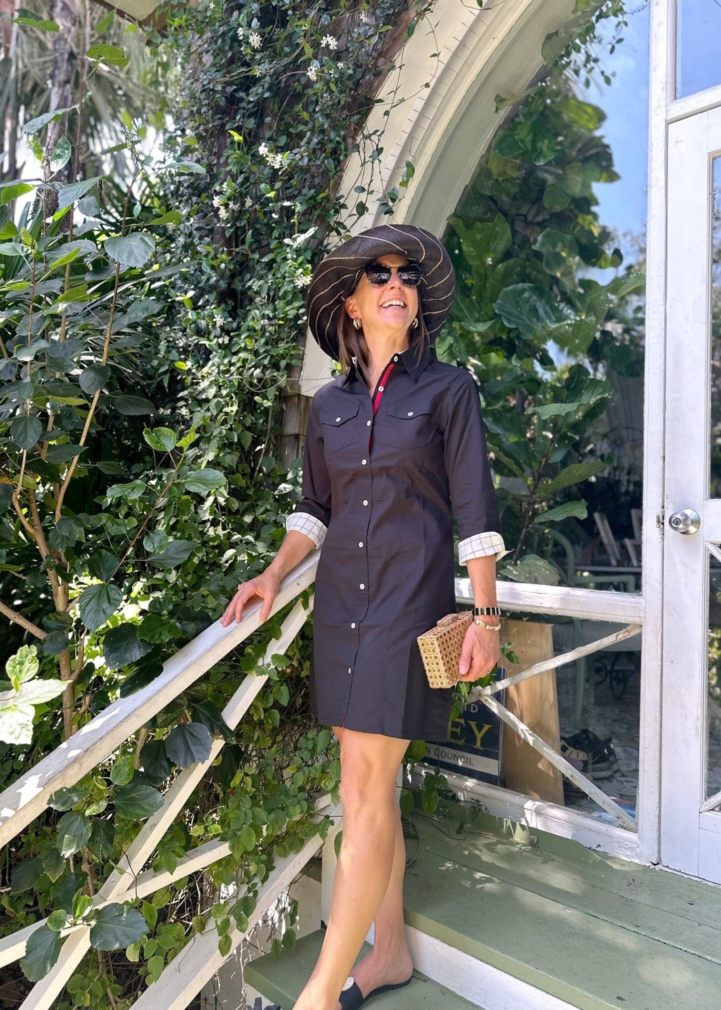 Sag Harbor Navy Black Dress - The Kemble Shop