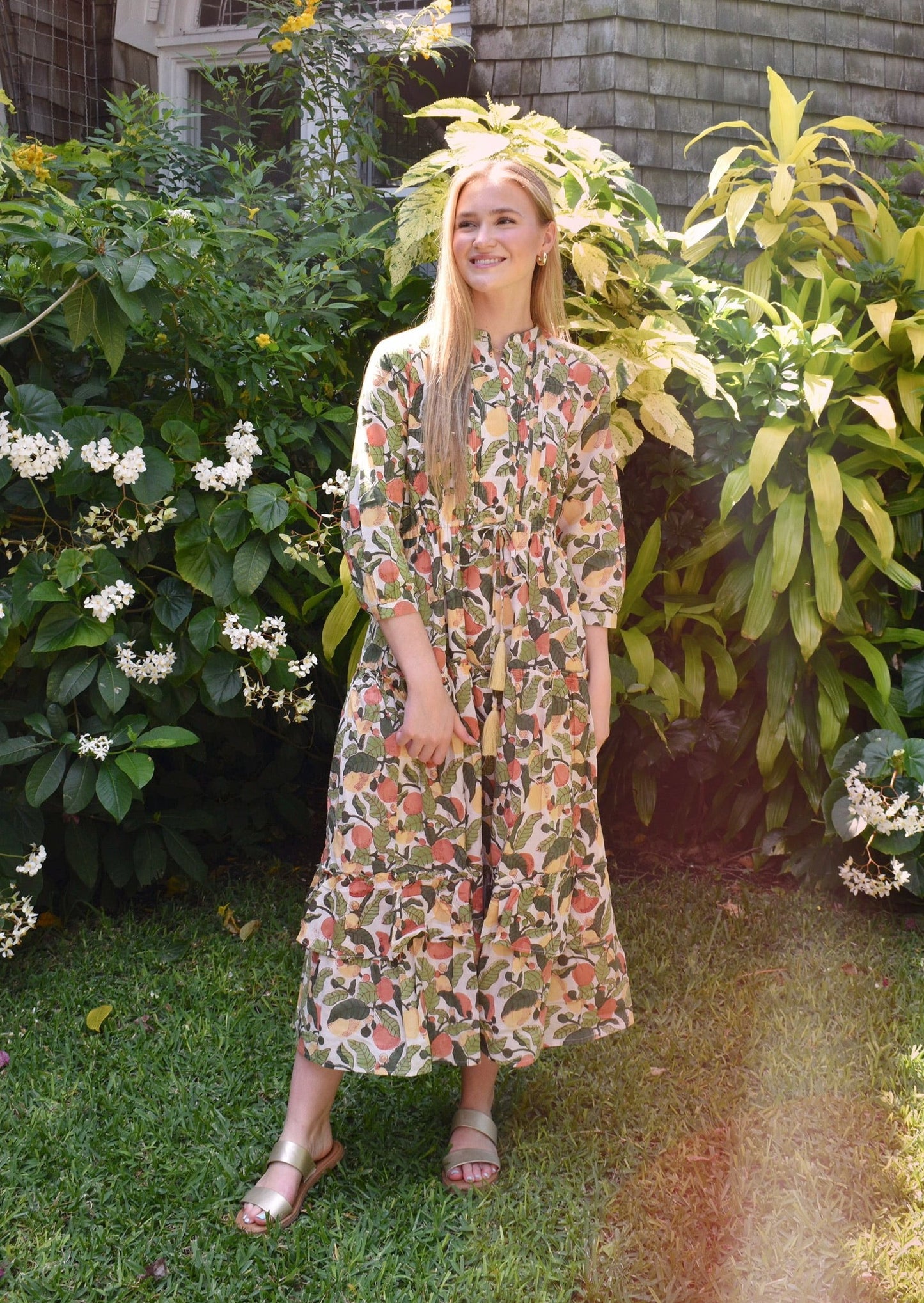 Shannon Dress - Citrus Summer - The Kemble Shop