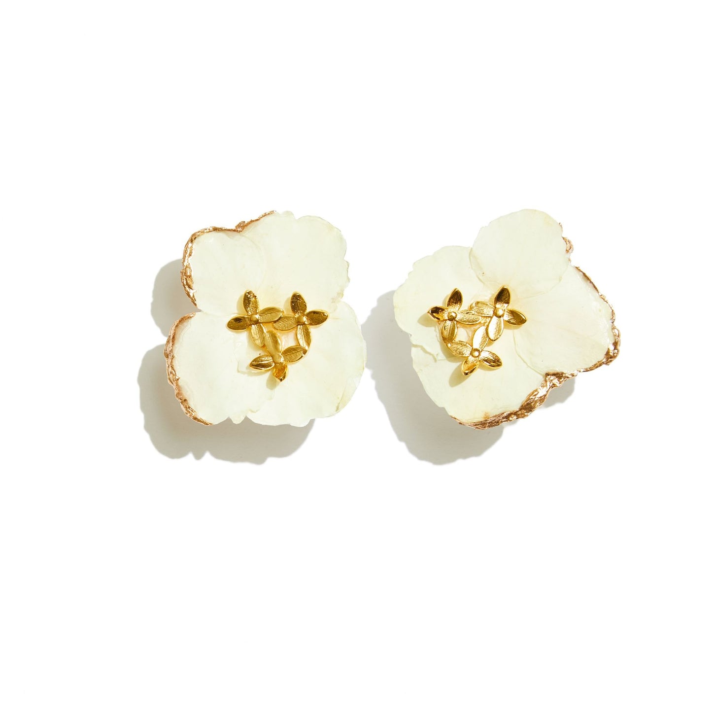 Uniquellery Hydrangea Cluster with Gold Rim - The Kemble Shop
