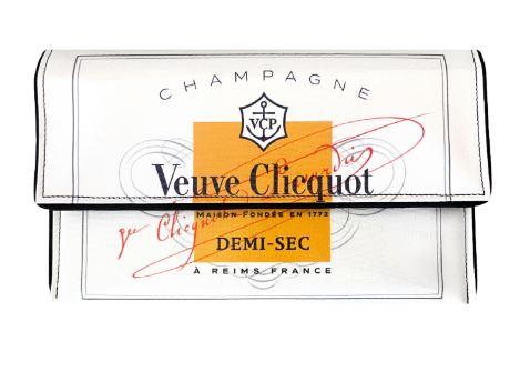 Pop Bubbles Clutch- White Veuve - The Kemble Shop