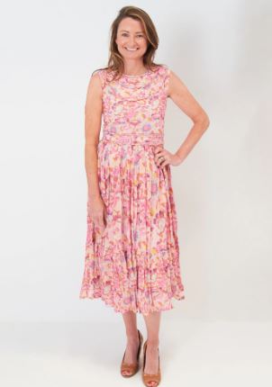 Alexandria Dress- Falconer Lavender  - CK Bradley - The Kemble Shop