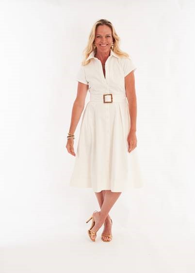 Milan Dress | - CK Bradley White - The Kemble Shop