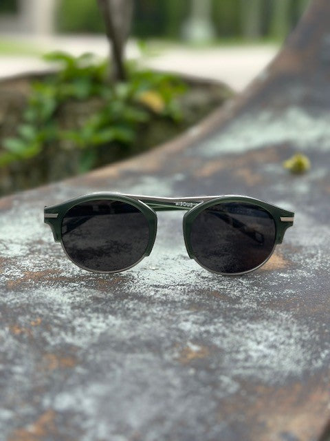 Bisous Sunglasses | Polished Msitu Green - The Kemble Shop