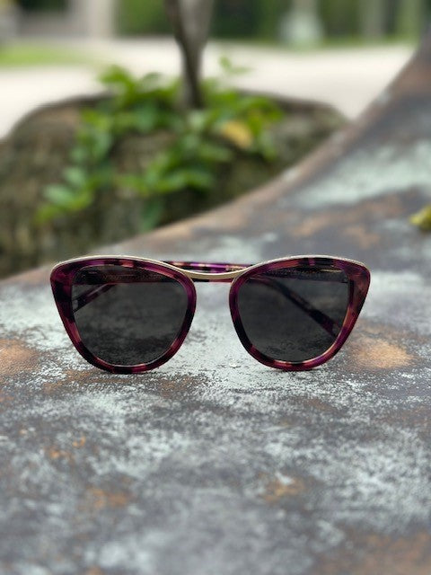 Bisous Sunglasses | Pink Leopard Hannah - Limited Edition - The Kemble Shop