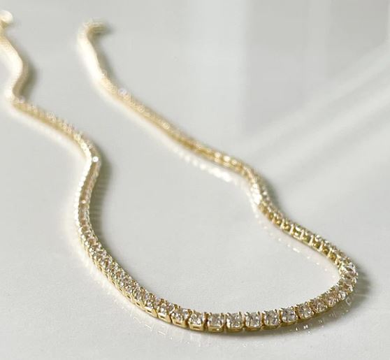 Idalia - Blake Tennis Necklace - The Kemble Shop