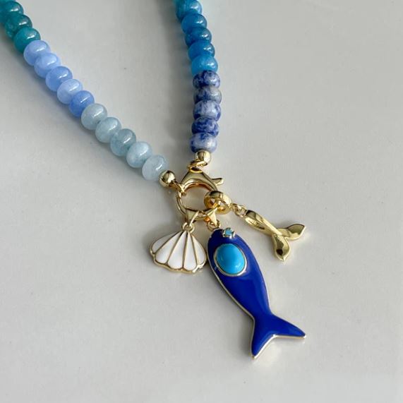 Idalia - Endless Summer Coastal Cluster - Blue Fish - The Kemble Shop