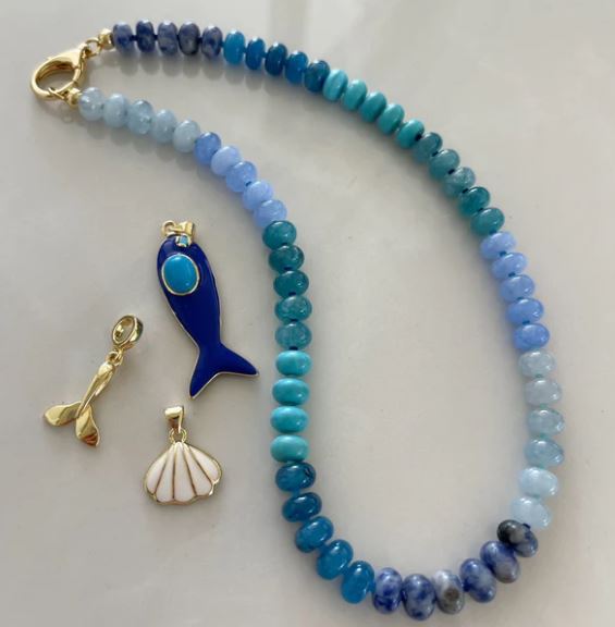 Idalia - Endless Summer Coastal Cluster - Blue Fish - The Kemble Shop