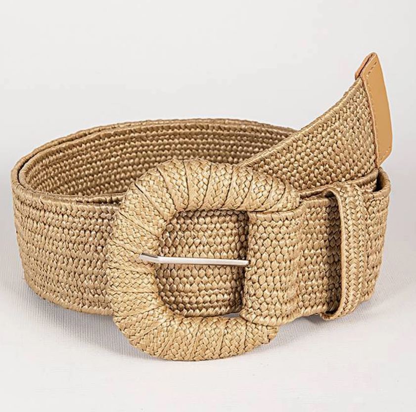 Coffee Woven Belt - The Kemble Shop