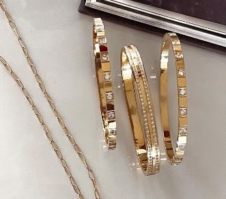 Idalia - Wide Pave Bangle Cuff - The Kemble Shop