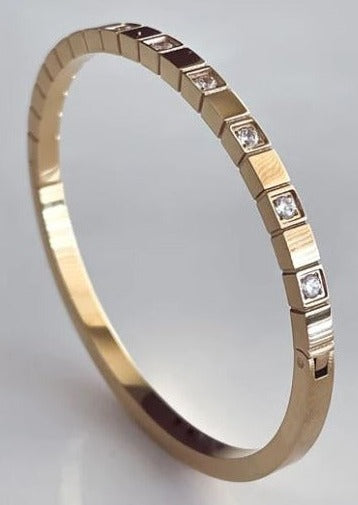 Idalia - Square Bangle Cuff - The Kemble Shop