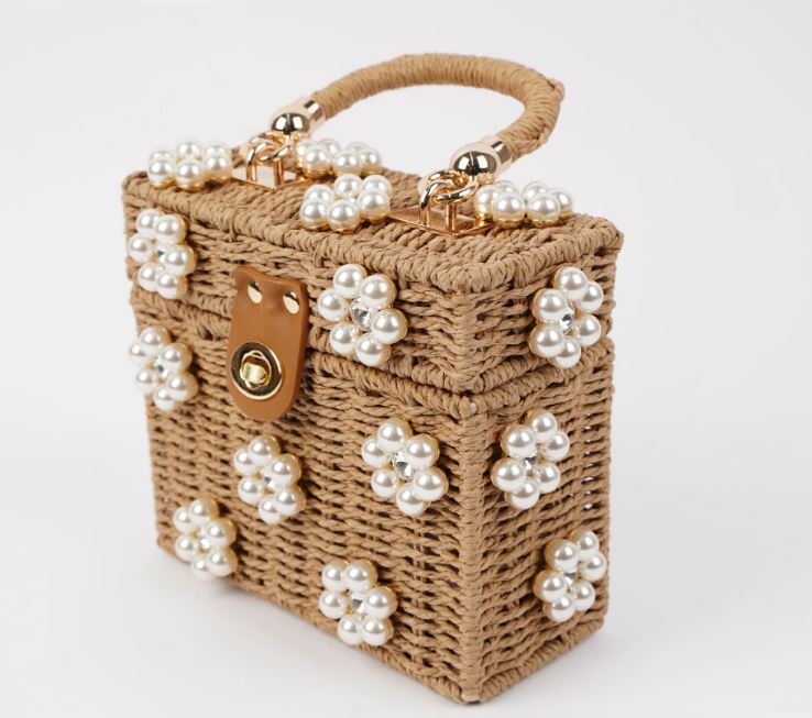 Daisy Summer Beaded Tote - The Kemble Shop