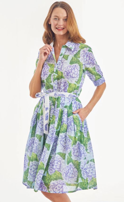 Mrs Maisel Dress / Lilac Hydrangea - Dizzy Lizzie - The Kemble Shop