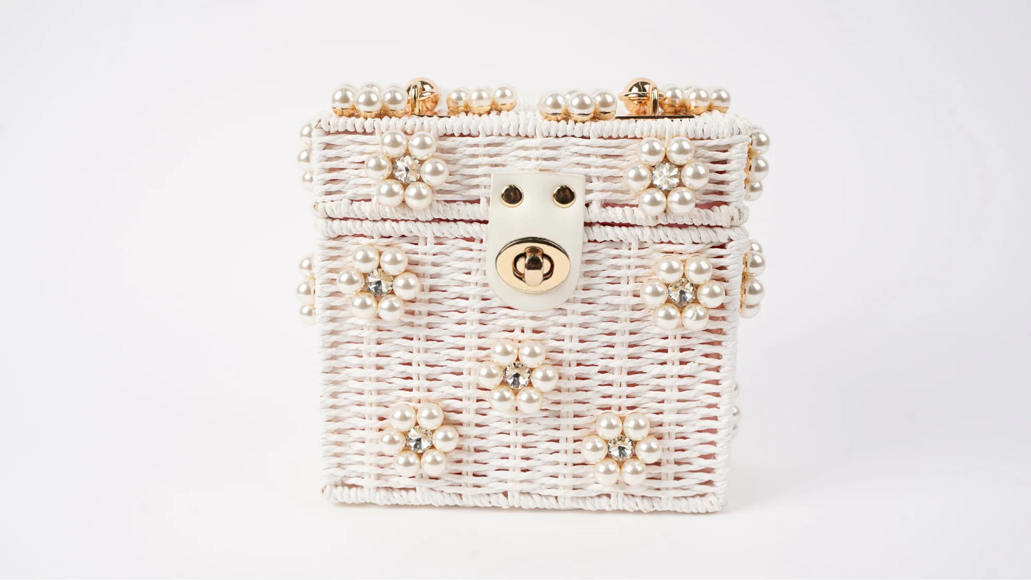 Daisy Bride Beaded Tote - The Kemble Shop