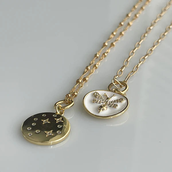 Stardust Medallion Charm - The Kemble Shop