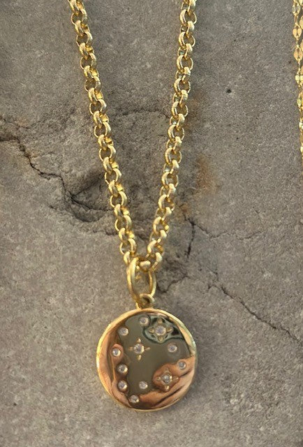 Stardust Medallion Charm - The Kemble Shop
