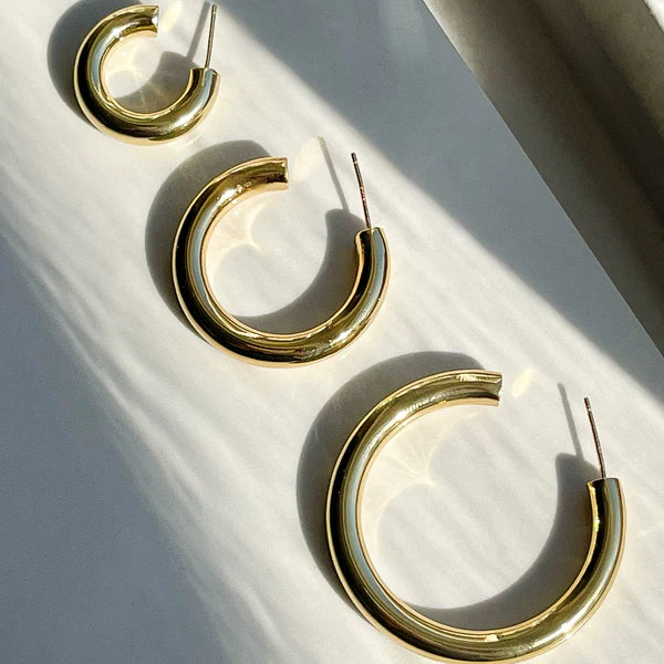 Idalia - Sadie Hoops - Large - The Kemble Shop