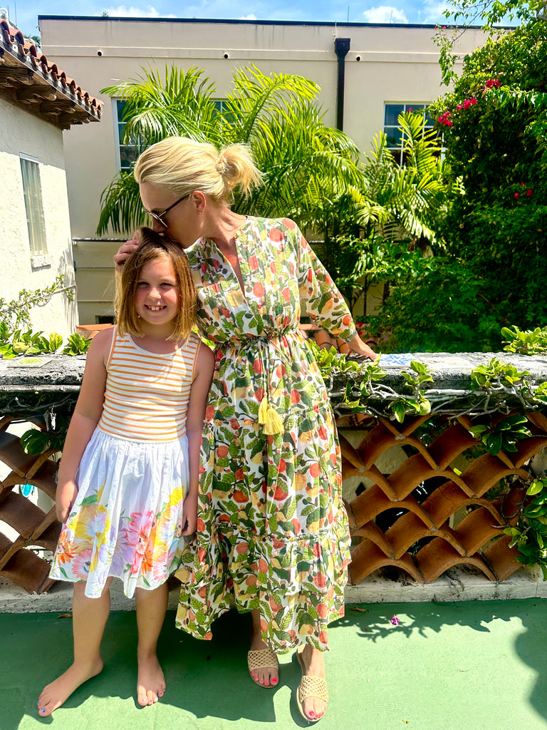 Shannon Dress - Citrus Summer - The Kemble Shop