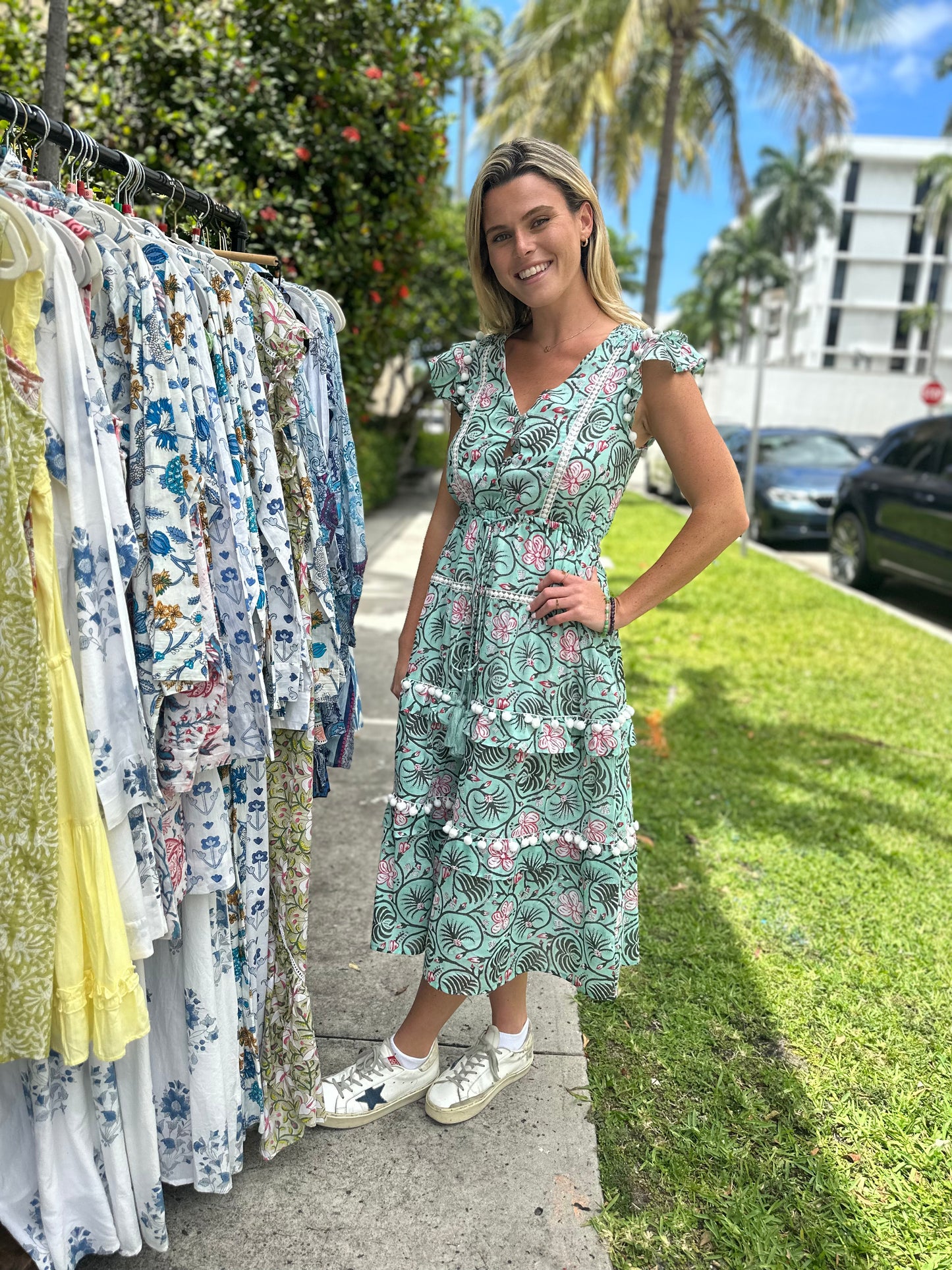 cece blue floral dress CeCe Floral Dresses for Women