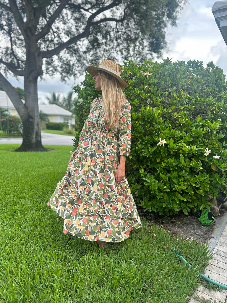 Shannon Dress - Citrus Summer - The Kemble Shop