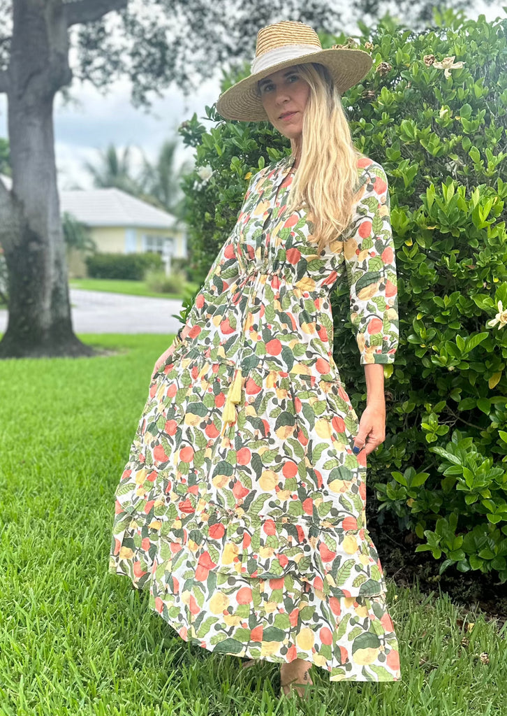 Shannon Dress - Citrus Summer - The Kemble Shop