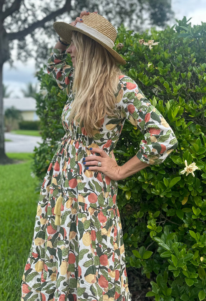 Shannon Dress - Citrus Summer - The Kemble Shop