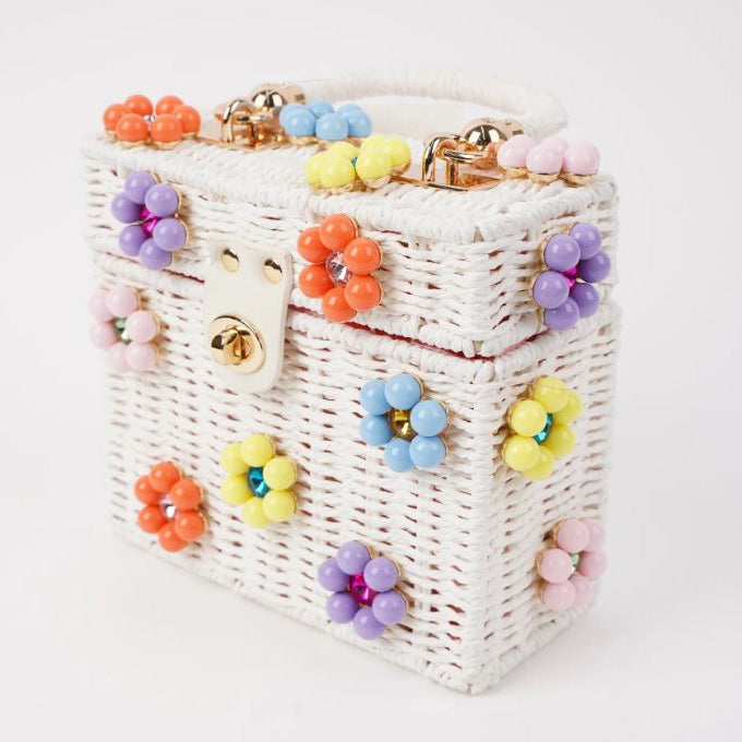 Daisy Candy Beaded Tote - The Kemble Shop