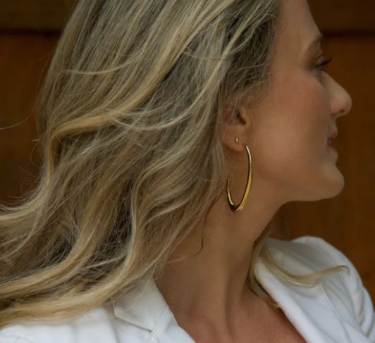 Idalia - Kai Drop Earring Hoops - The Kemble Shop