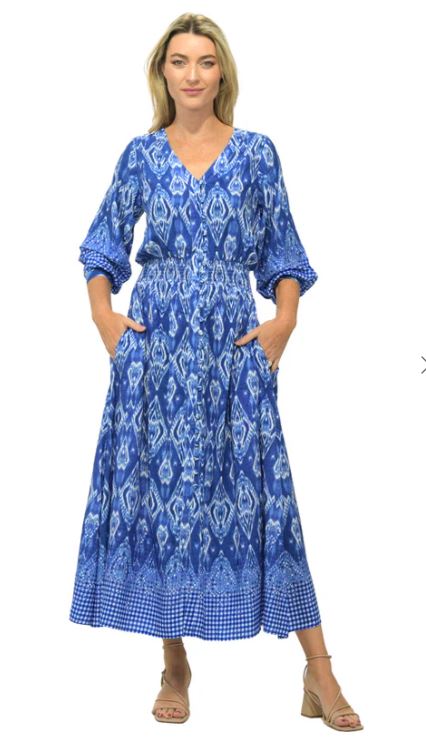 Marine Kelsey Dress - Walker & Wade - The Kemble Shop