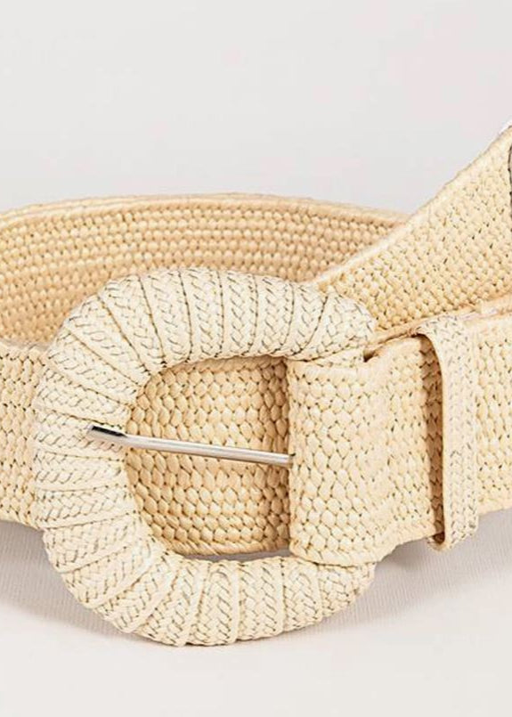 Apricot Woven Belt - The Kemble Shop