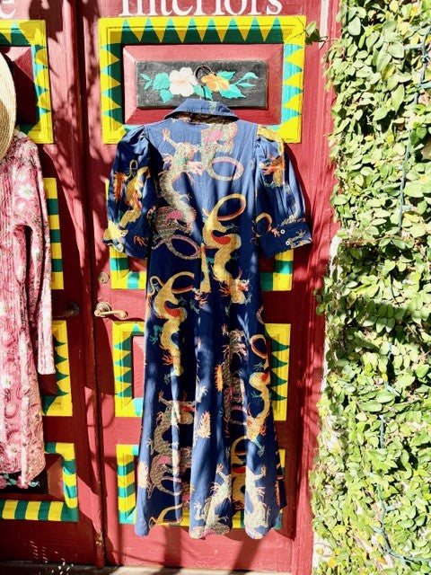 Montauk Dress | Navy Dragon | Dizzy Lizzie - The Kemble Shop