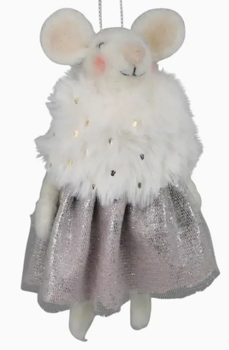 Felt Fancy Mouse Ornament - The Kemble Shop