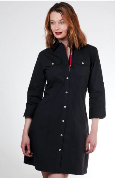 Sag Harbor Navy Black Dress - The Kemble Shop
