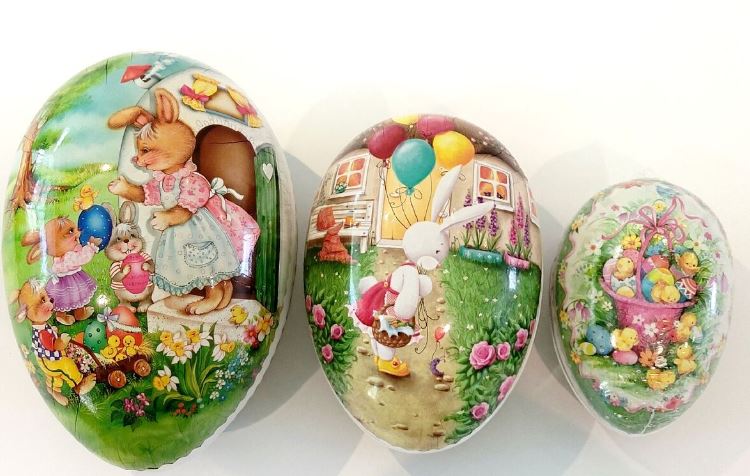 Decorative Easter Egg Containers- All Sizes - The Kemble Shop