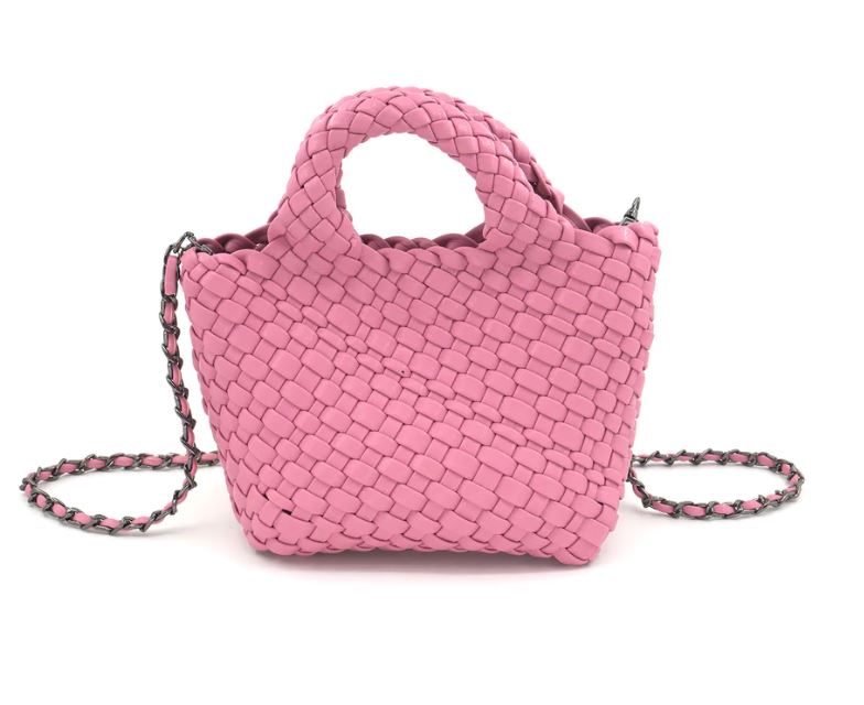 Bags & Totes - Woven Mini Tote w/Strap & Insert - The Kemble Shop