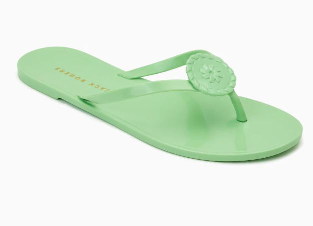 Jack Rogers Roxy Rubber Shoe | Pistachio - The Kemble Shop