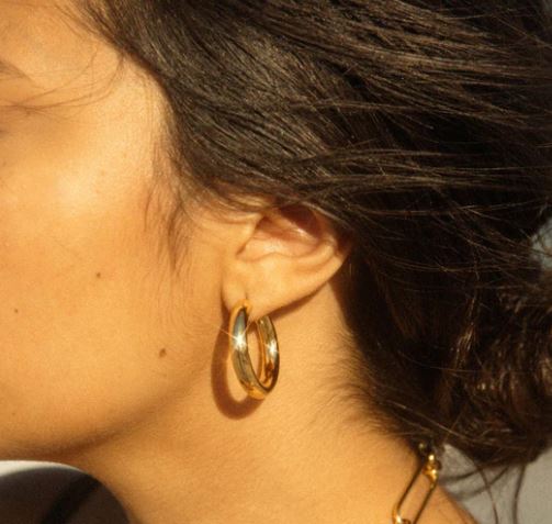 Idalia - Sadie Hoop Earrings Small - The Kemble Shop