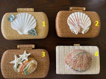 Woven Shell Clutches - The Kemble Shop