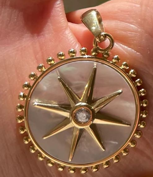 North Star Charm Medallion - Idalia - The Kemble Shop