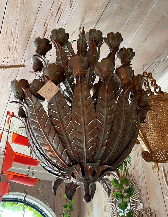 Vintage Tulip Chandelier - The Kemble Shop