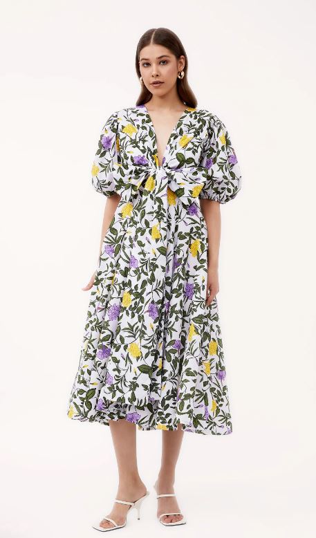 Lola Dress / Tuscan Gardens Iris / Beyond by Vera - The Kemble Shop