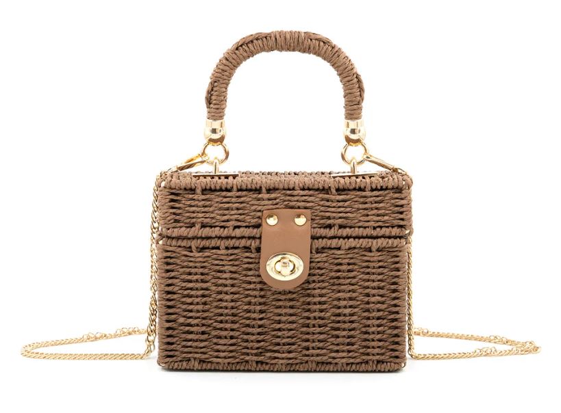 Basket Tote - Coffee - The Kemble Shop