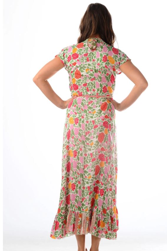 Red Floral Voyager Dress - Walker & Wade - The Kemble Shop