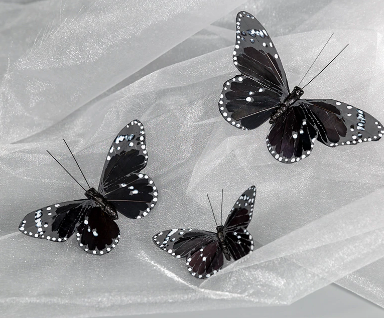 Butterfly Feather Hair Clips - The Kemble Shop
