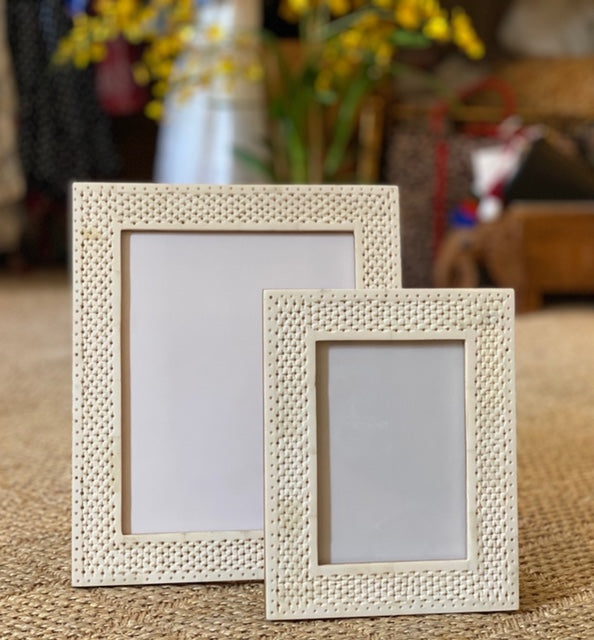 Bone Inlay Perforated Frames - The Kemble Shop