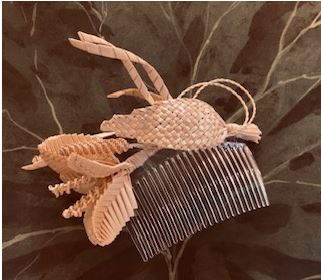 Handmade Wild Straw Flower Combs - The Kemble Shop