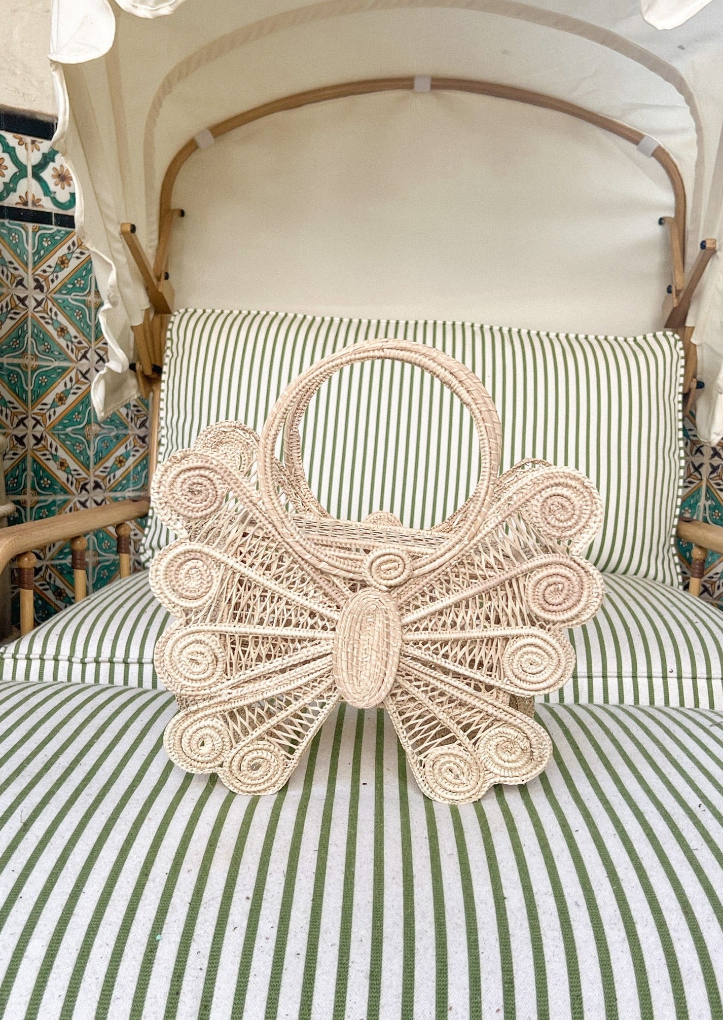 Natural Butterfly Totes - The Kemble Shop