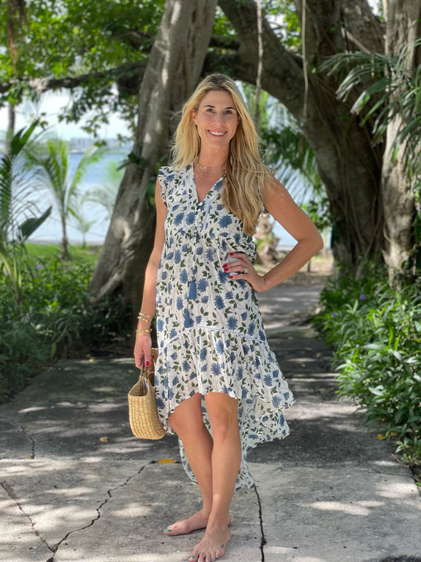 Shades of Blue Emma Dress - The Kemble Shop