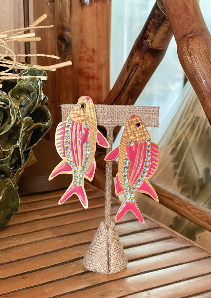 Pink Fish Earring - Mercedes Salazar - The Kemble Shop