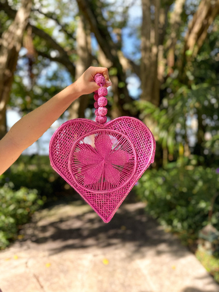 Hot Pink Love Tote - The Kemble Shop