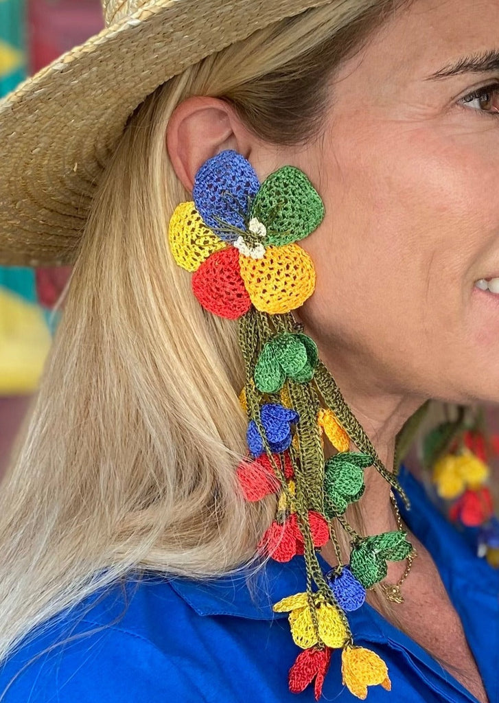 Multi Poppy Earrings - The Kemble Shop
